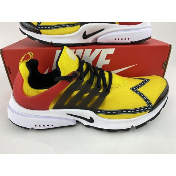 Nike Air Presto Yellow Red Men's Sneakers Shoes Road Race Black CT3550 700 - Picture 4 of 12